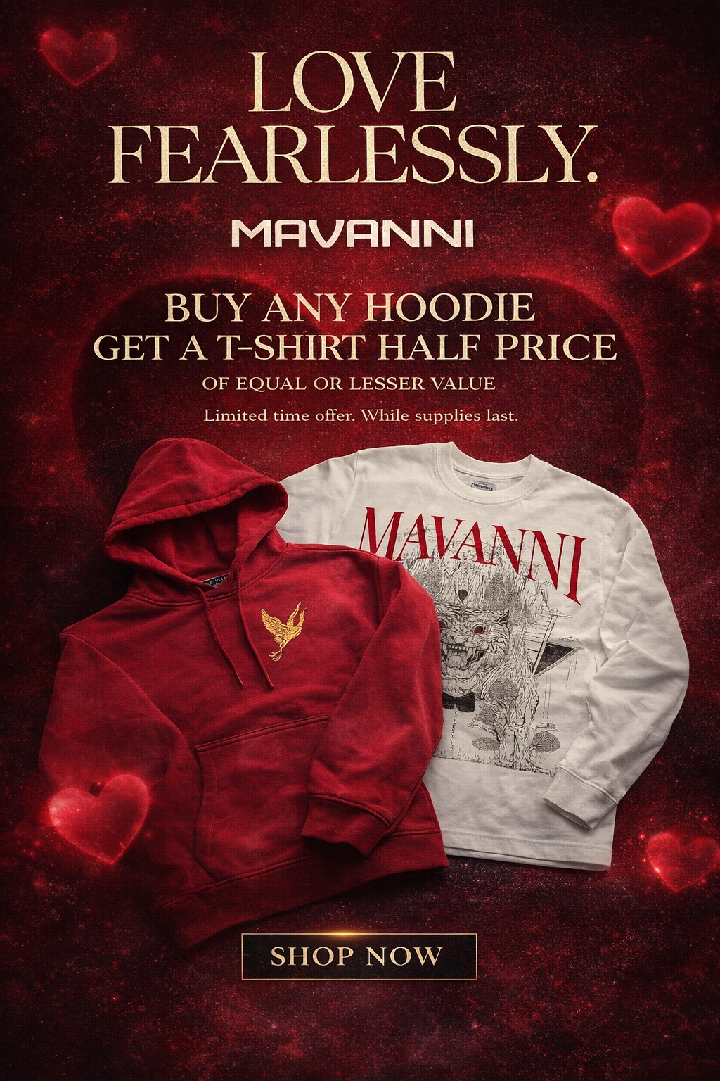 Valentine's Day Bundle - Hoodie + T-Shirt