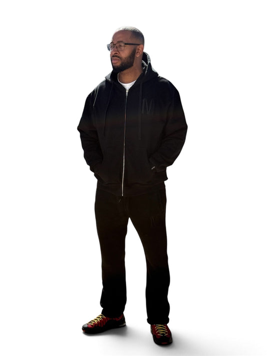 Mavanni Full Zip Hoodie — Black