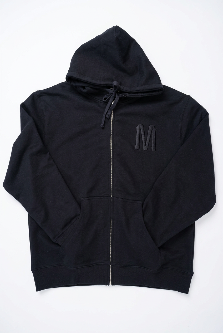 Mavanni Full Zip Hoodie — Black