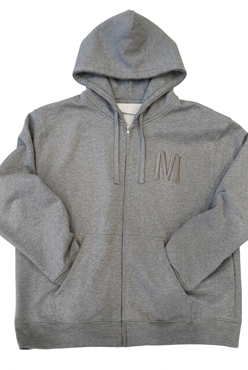 Mavanni Tonal M Zip Hoodie — Gray